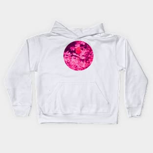 Pink Summer Rose Kids Hoodie